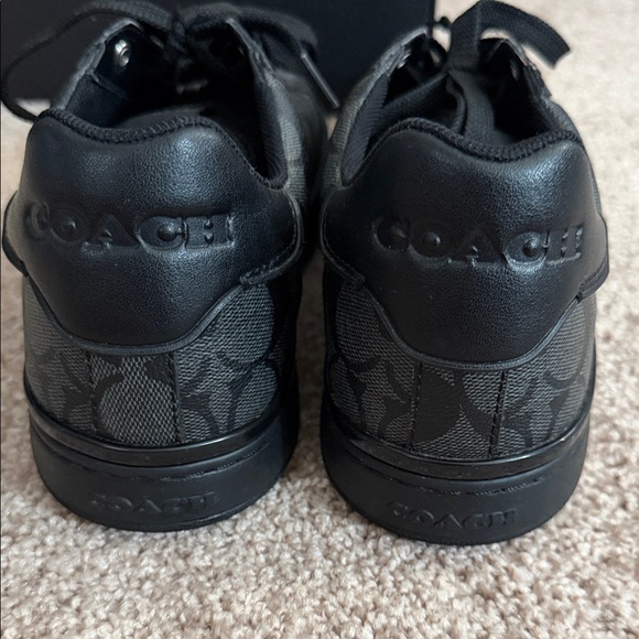 COACH/MENS: Black and Gray Monogram Sneakers - Picture 3 of 5